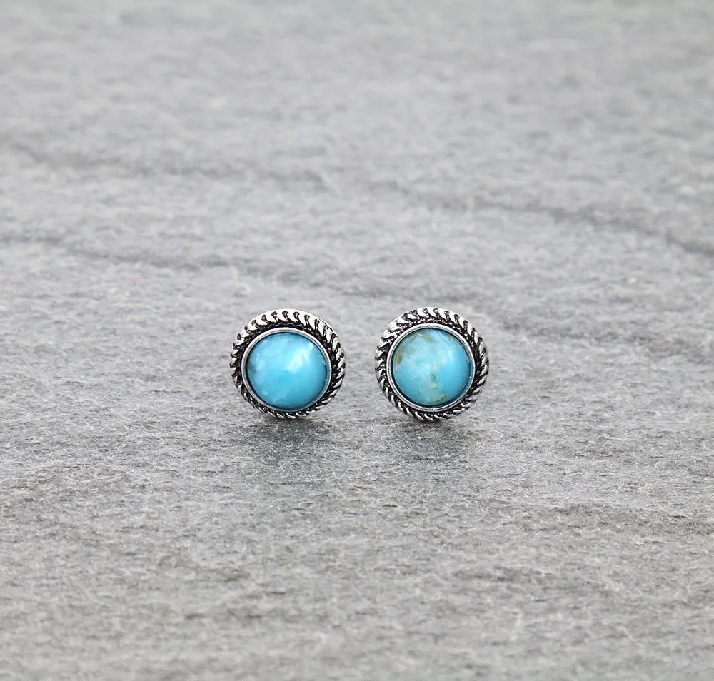 Billings Fashion Stud Earrings - Round