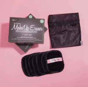 Black 7-Day Make Up Eraser Set