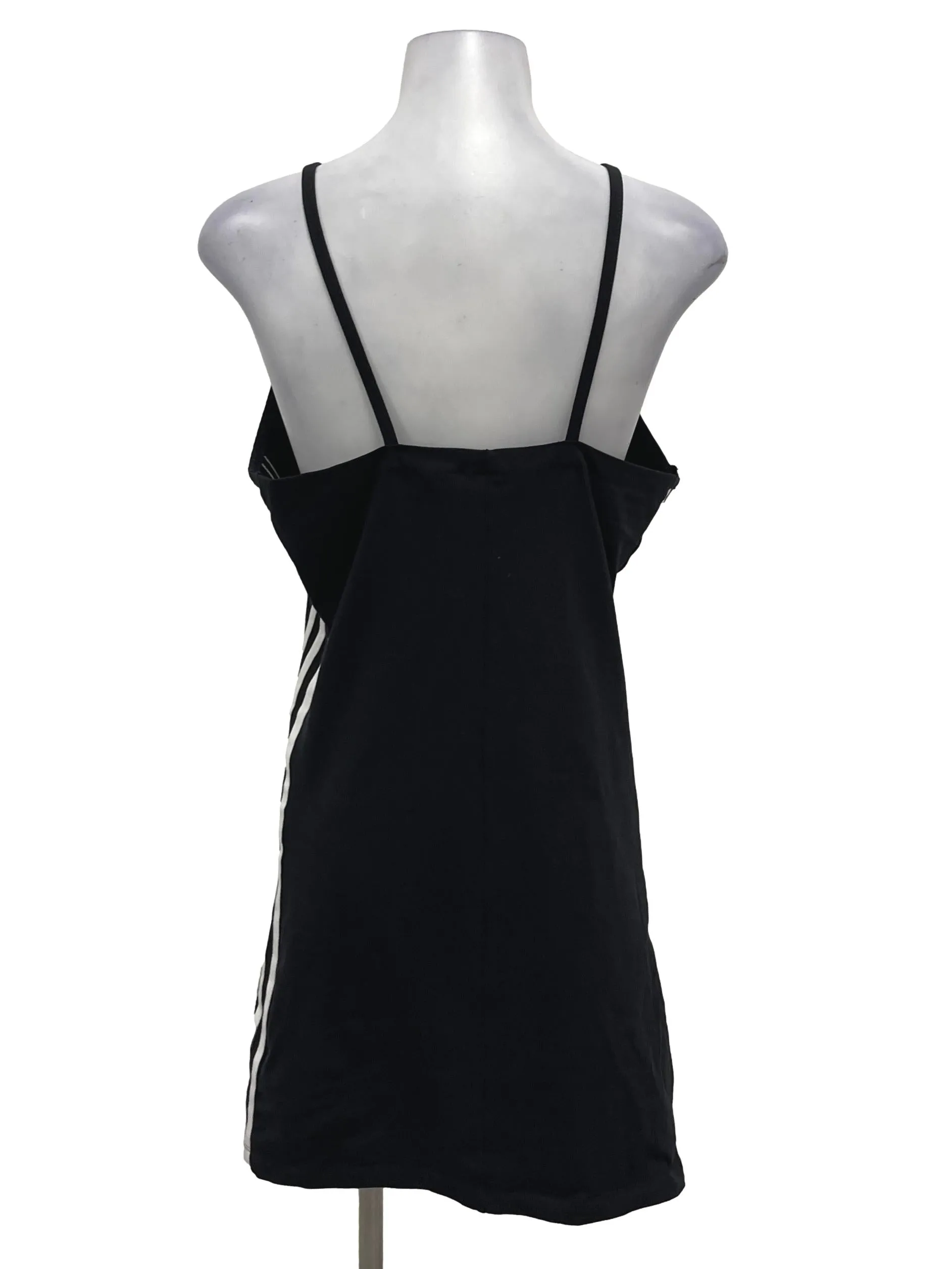 Black Logo Halter Neck Mini Dress