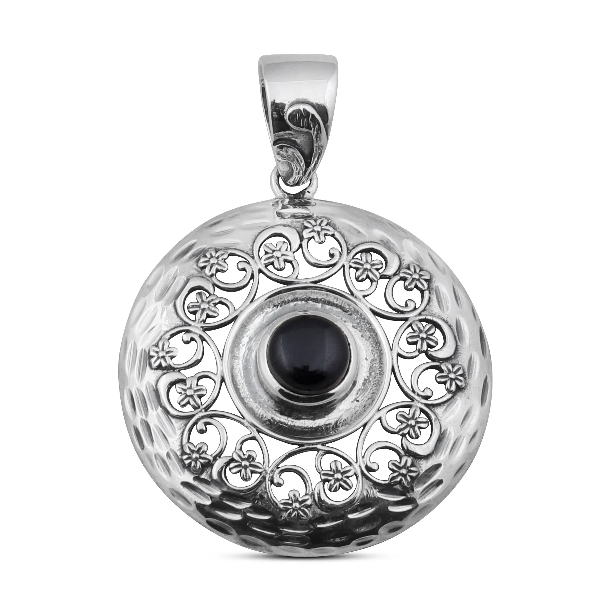 Black Onyx Designer Pendant Set