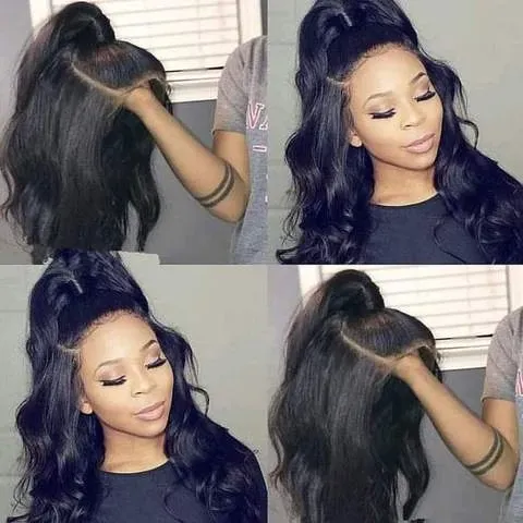 Black wavy fashion wig