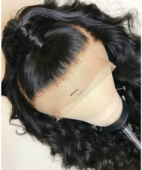 Black wavy fashion wig