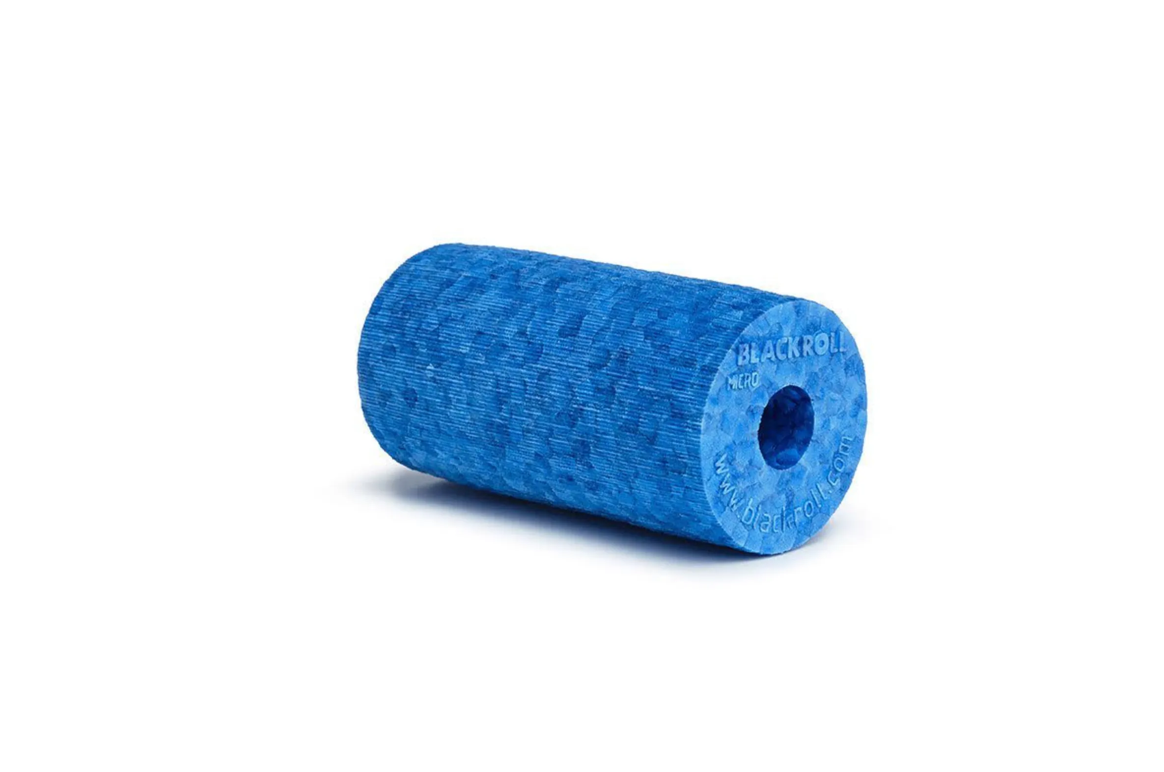 BLACKROLL - Micro Foam Roller, Small Deep Tissue Massage Tool for Feet, Hands, and Arms, Use for Travel and Plantar Fasciitis Relief, Use for Exercise and Muscle Recovery, 6cm (2.3") x 3cm (1.2")