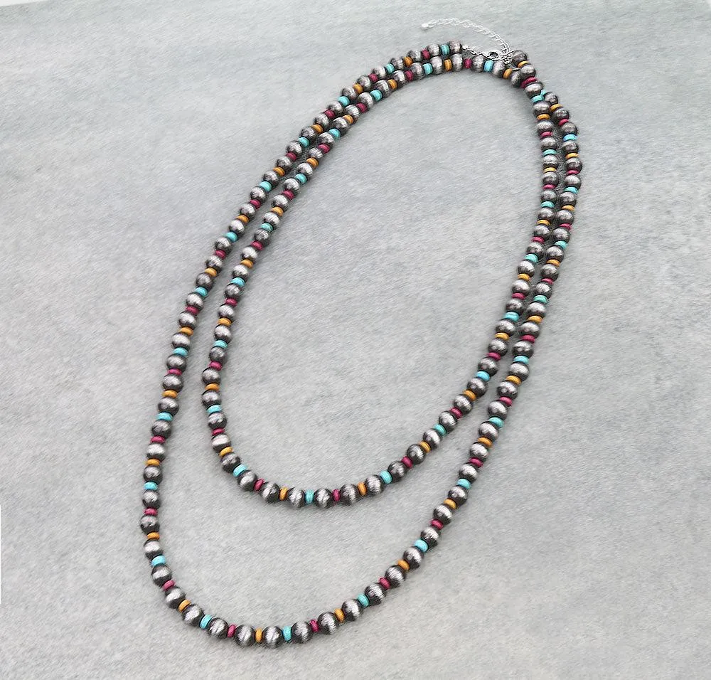 Blaine 60" Fashion Navajo Necklace