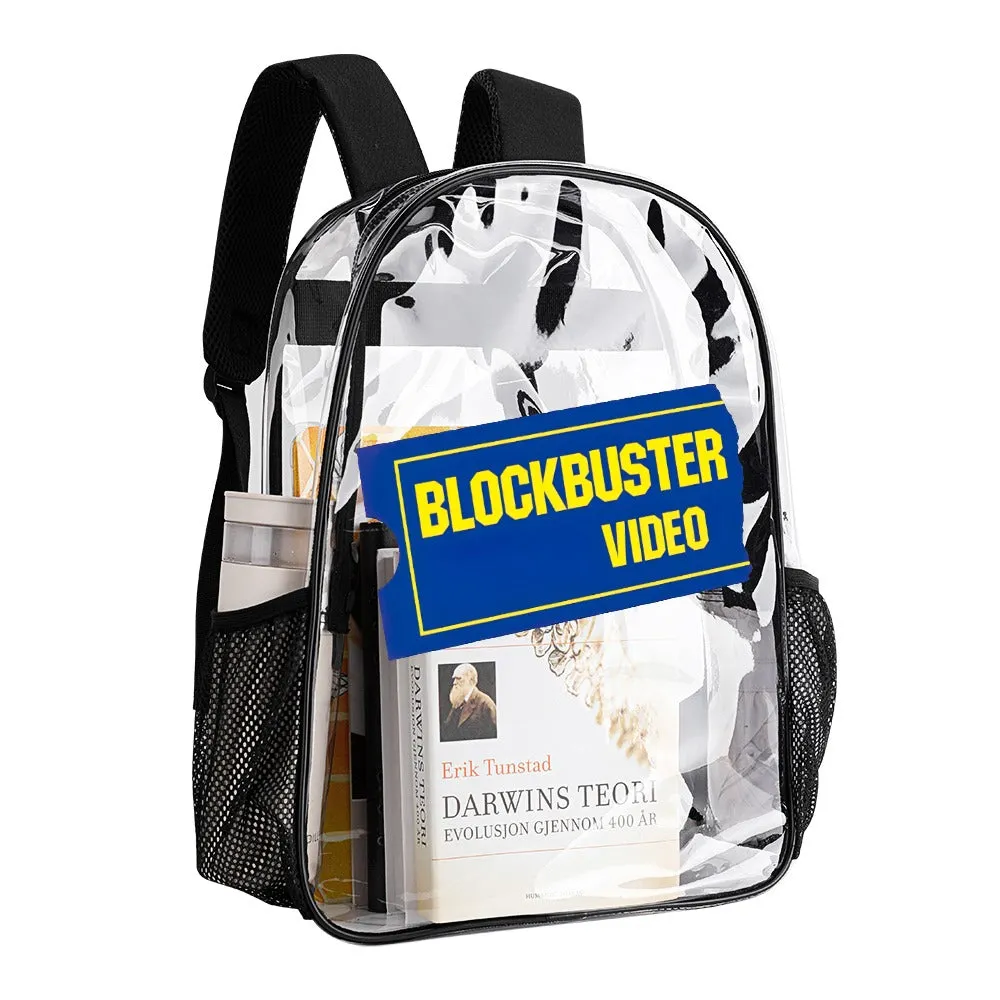 Blockbuster Transparent Backpack 17 Inch