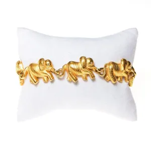 Bob Mackie Elephants On Parade Bracelet
