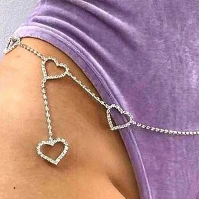Body Jewelry Crystal Heart Butterfly