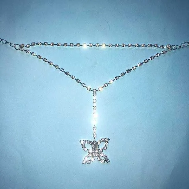 Body Jewelry Crystal Heart Butterfly