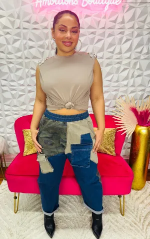 Boho chic jeans
