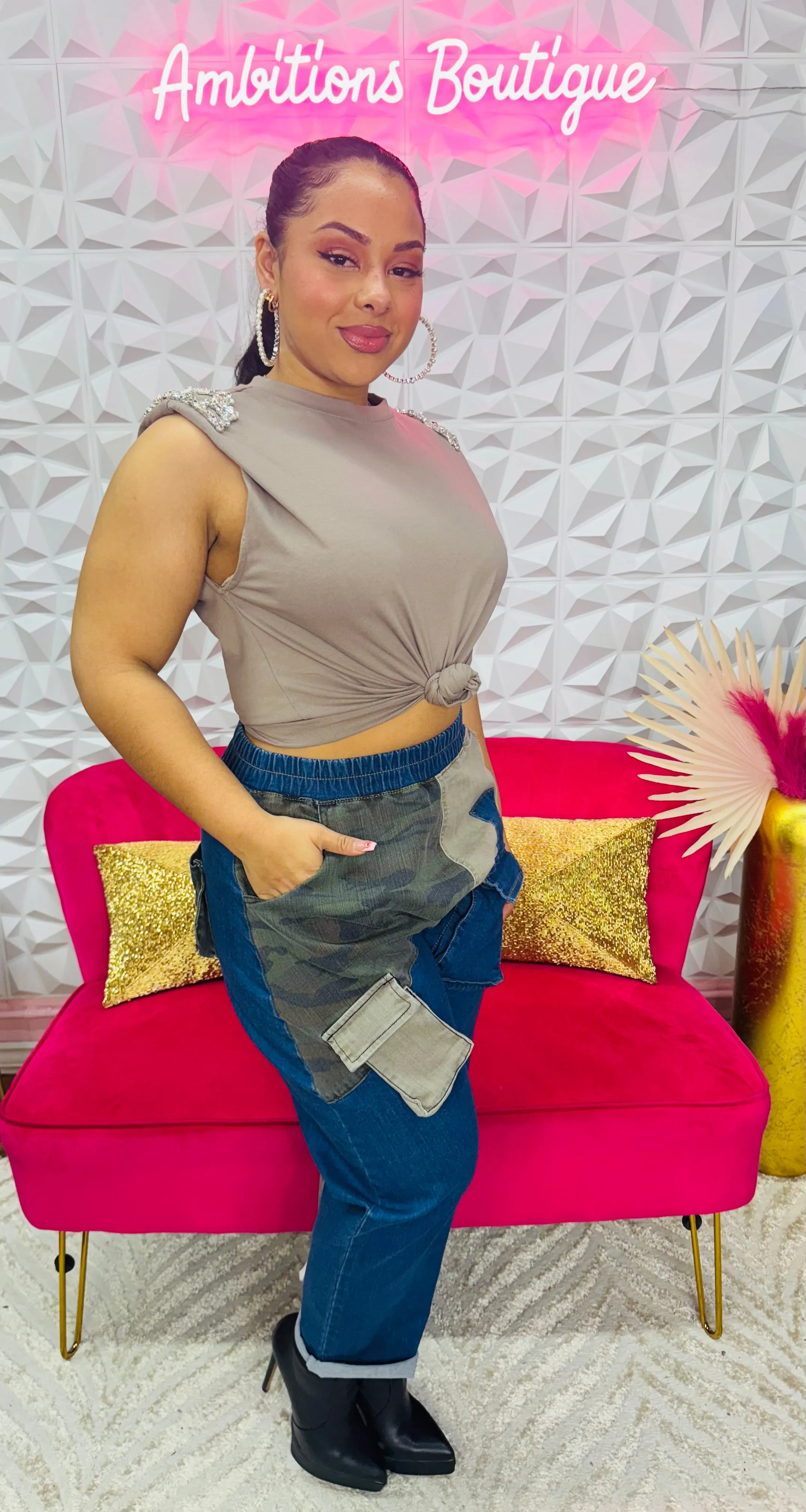 Boho chic jeans