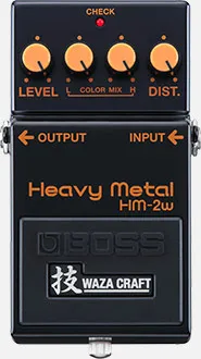 Boss HM-2W Heavy Metal WAZA CRAFT Compact Pedal