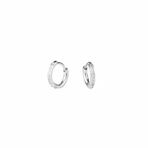 Boucles d'oreilles huggies stacks chic en acier