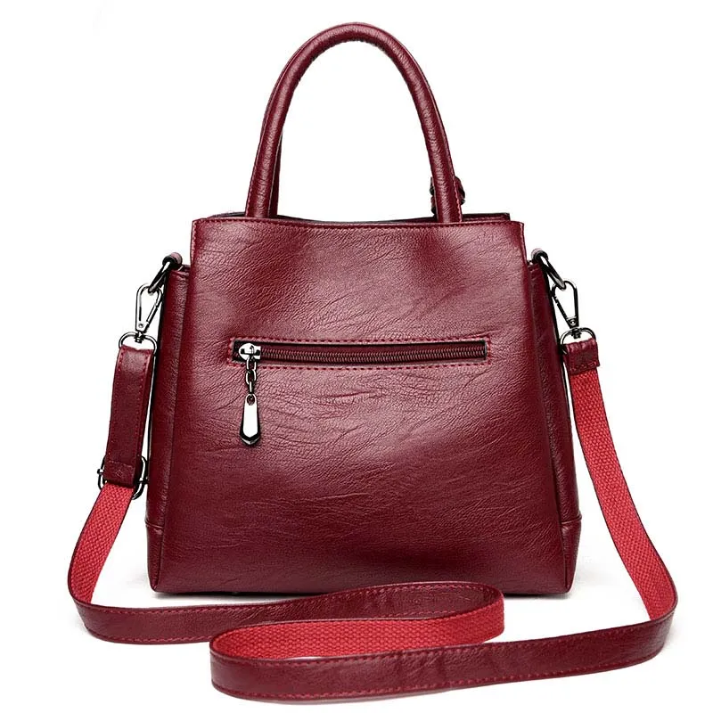 Bucket / Crossbody Bag  <br>Genuine-Leather
