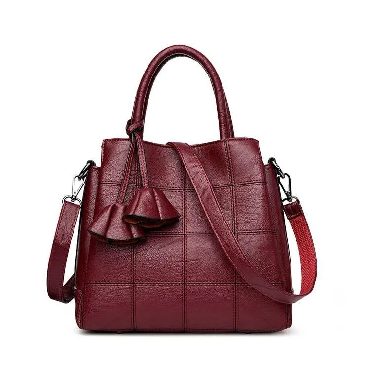 Bucket / Crossbody Bag  <br>Genuine-Leather