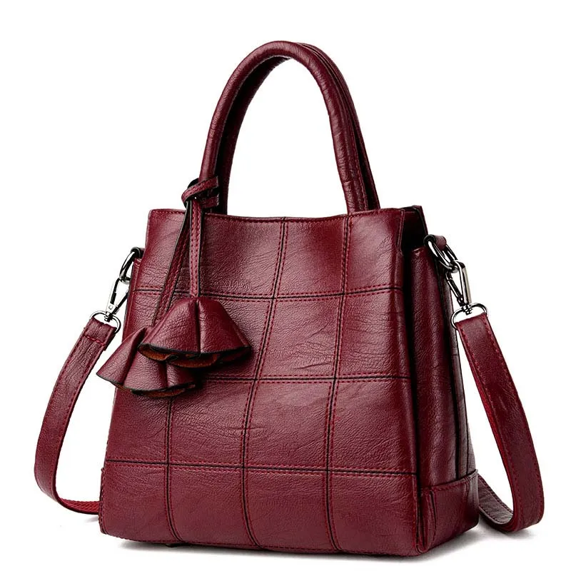 Bucket / Crossbody Bag  <br>Genuine-Leather