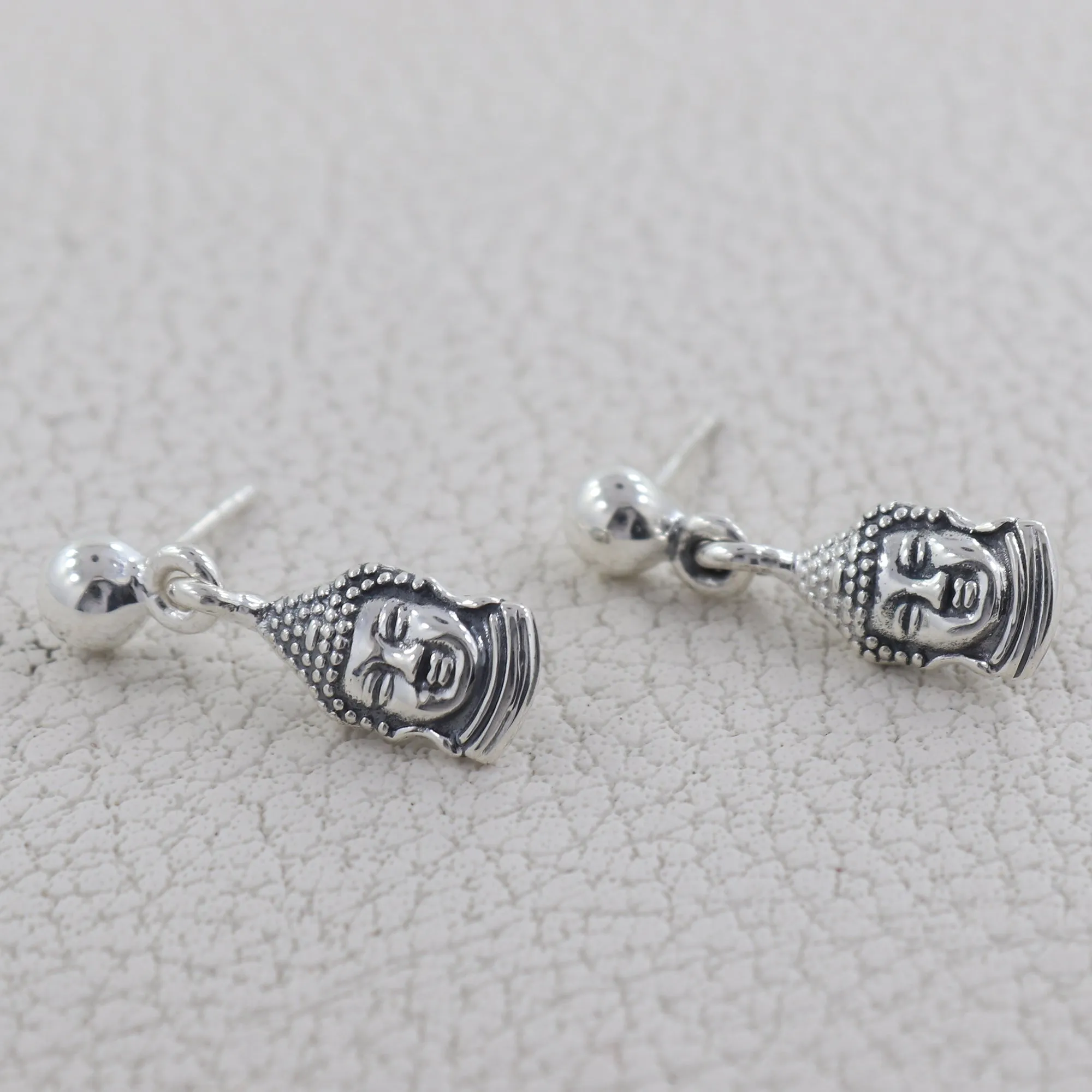 Buddha Designer Plain Stud Earrings