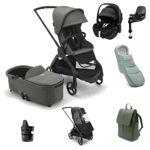 Bugaboo Dragonfly Pushchair Ultimate (Pebble 360 PRO2) Bundle - Forest Green