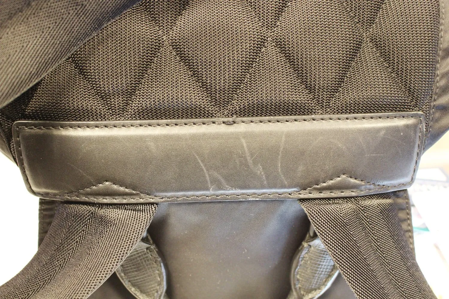BURBERRY Black Technical Nylon Medium Rucksack Backpack Bag