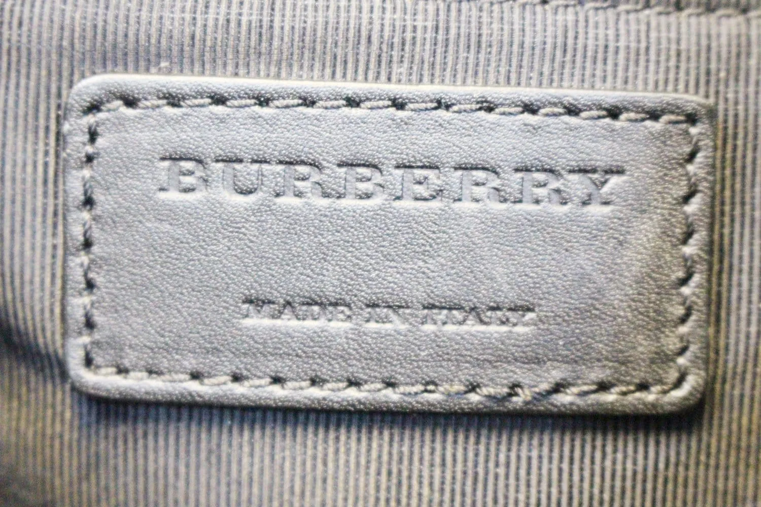 BURBERRY Black Technical Nylon Medium Rucksack Backpack Bag