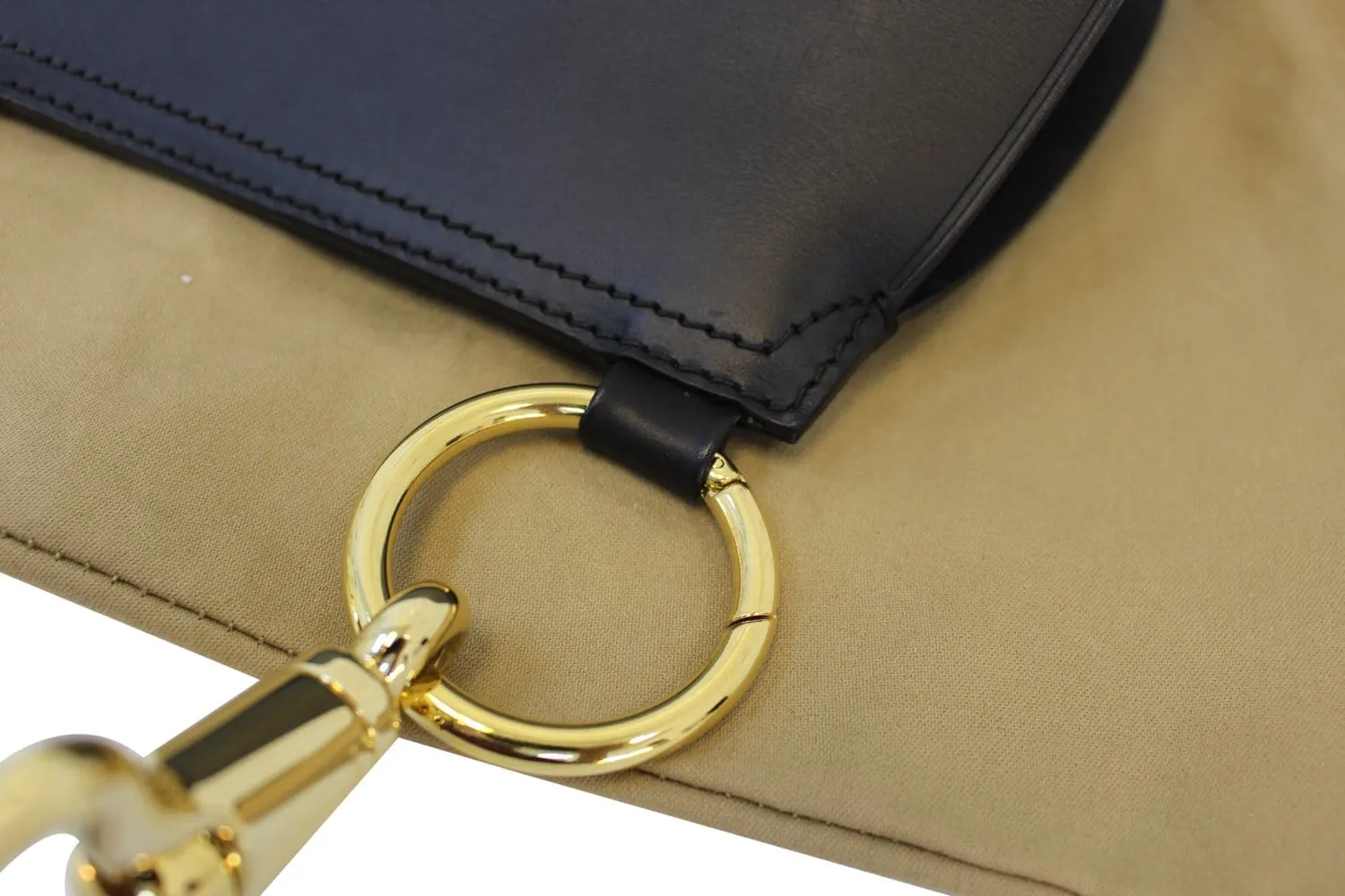 BURBERRY  Haymarket Check and Alligator Leather Bridle Bag