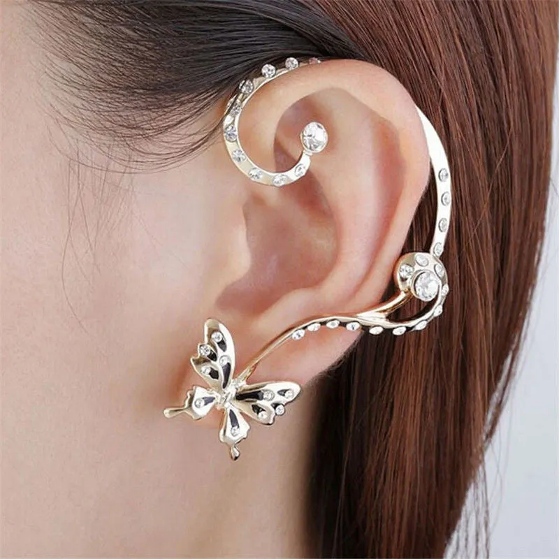 Butterfly Clip Earrings