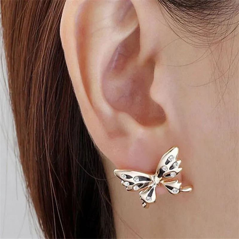 Butterfly Clip Earrings