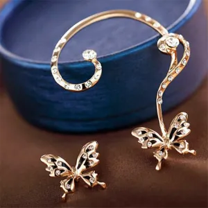 Butterfly Clip Earrings