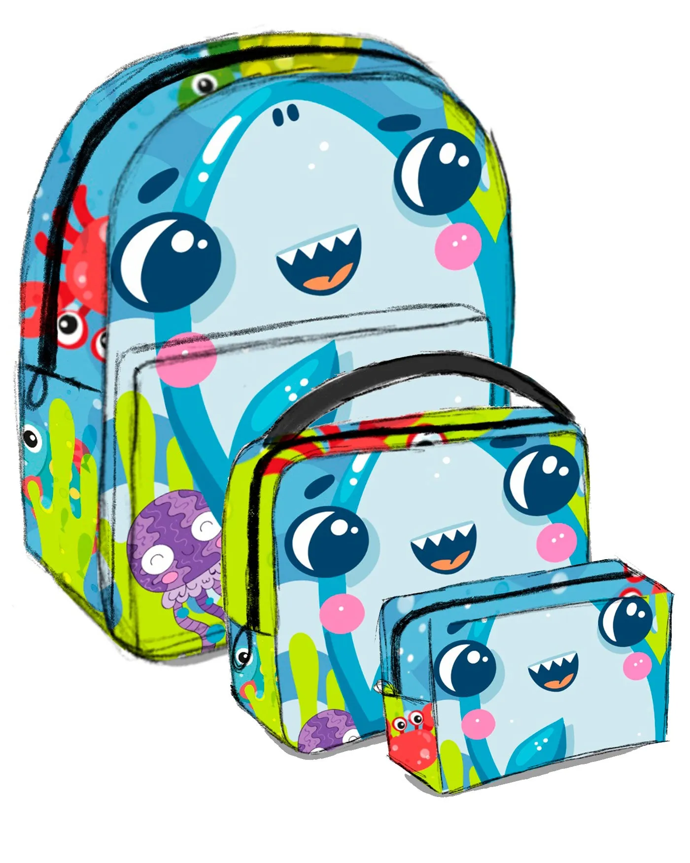 BY DELFINA SET Little Shark