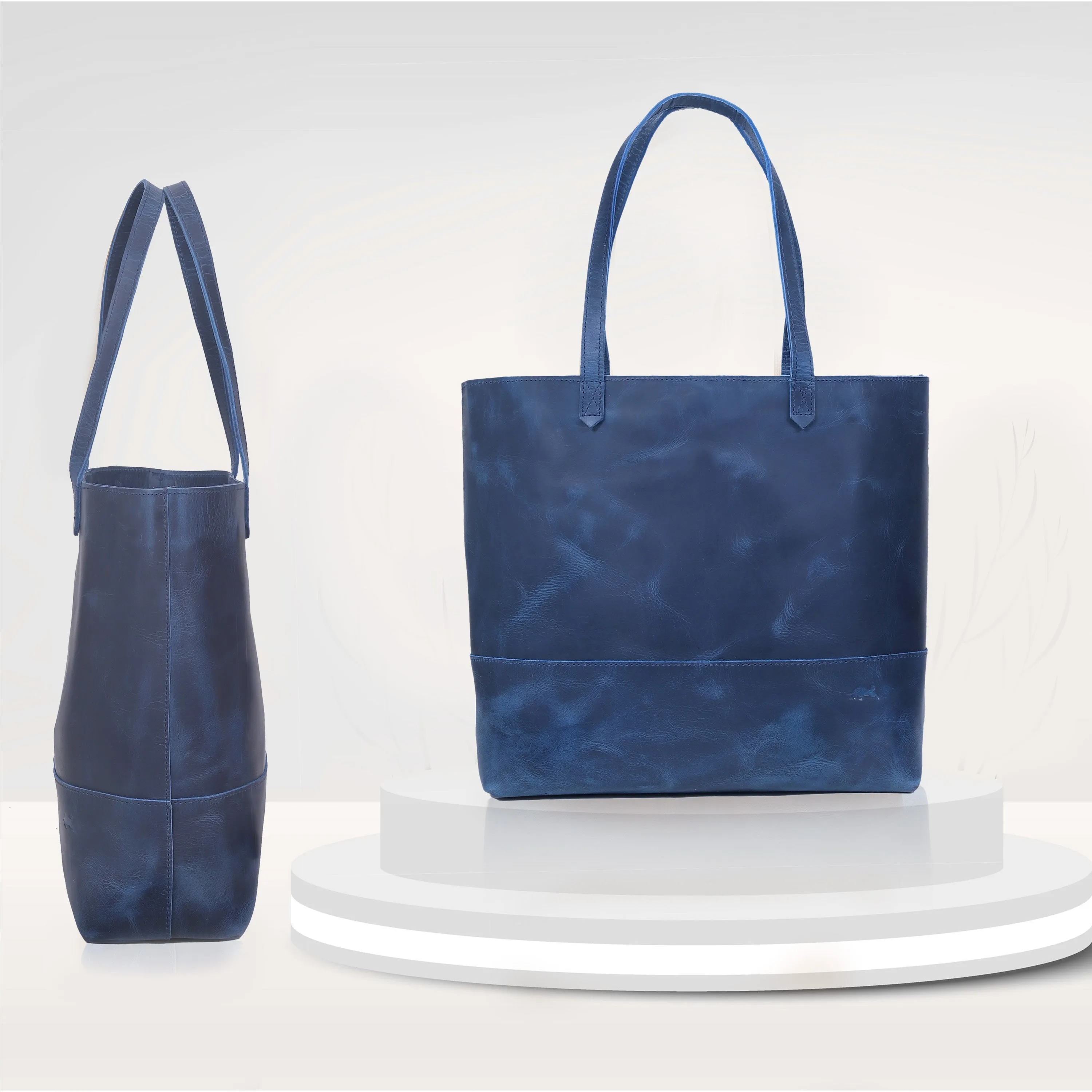 Camila Buffalo Leather Tote Bag   Wallet Set