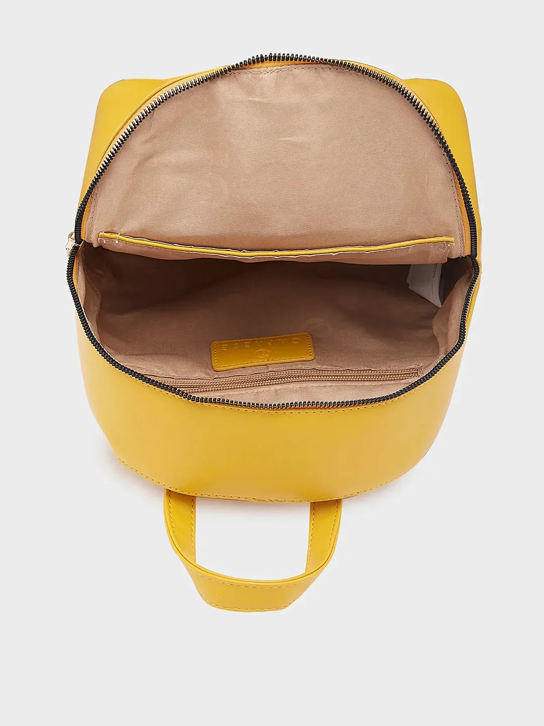 Caprese Rabina Medium Yellow Backpack