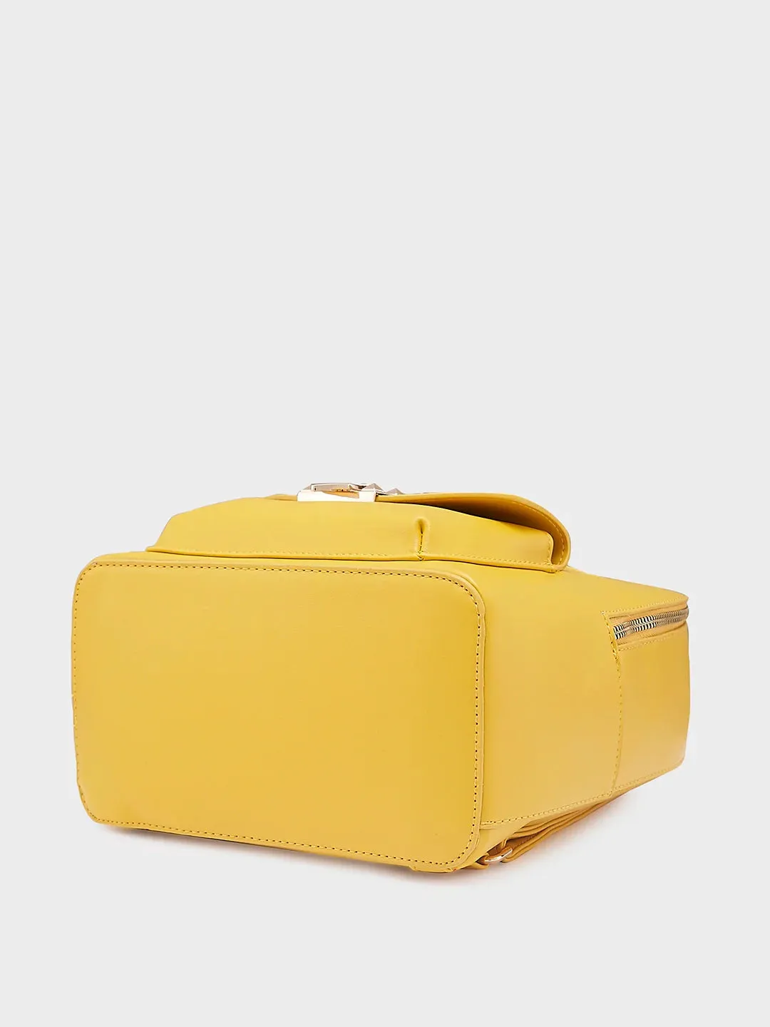 Caprese Rabina Medium Yellow Backpack