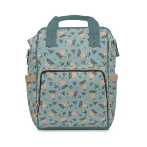 Captain’s Carryall Baby Changing Bag | Nautical Blue Nappy Bag