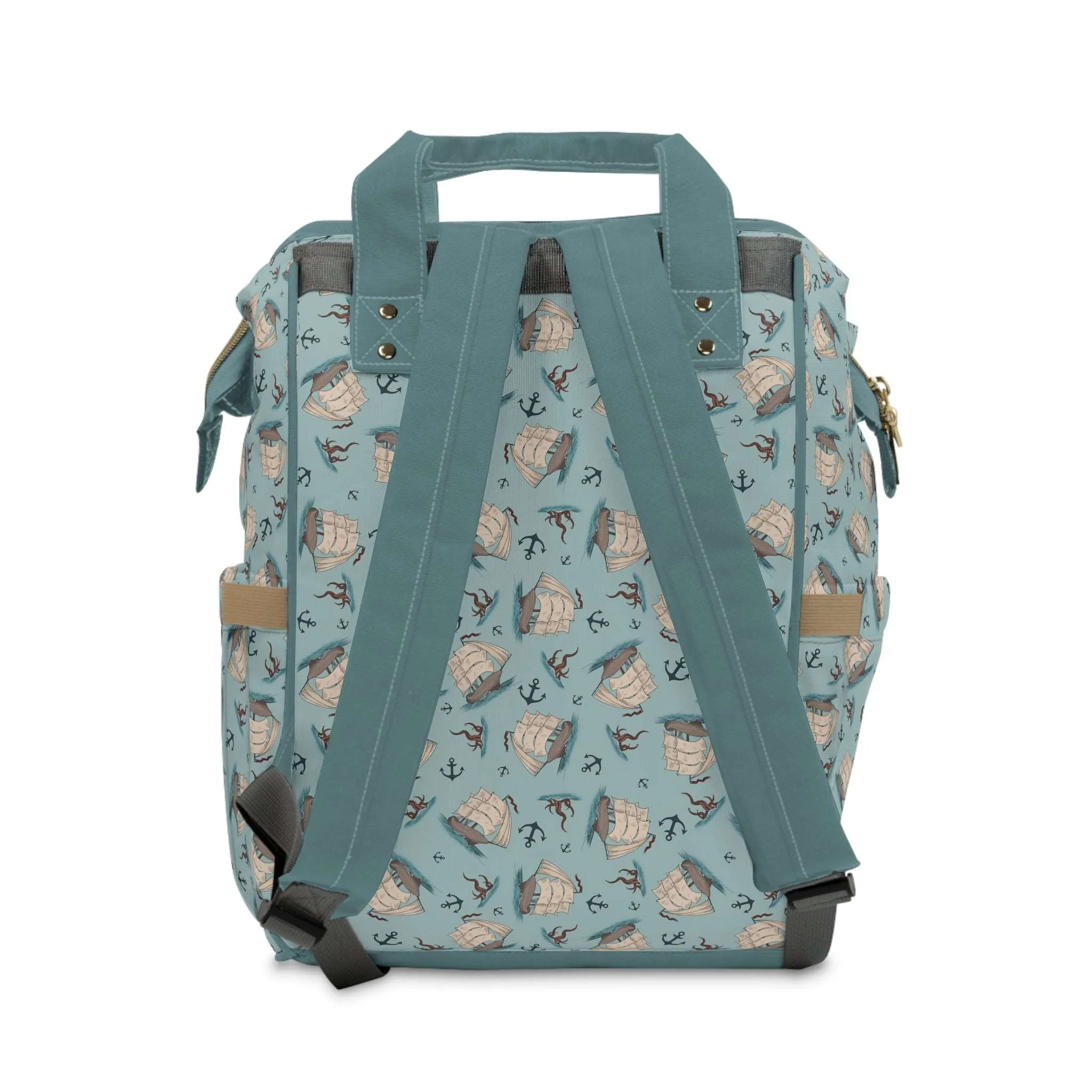 Captain’s Carryall Baby Changing Bag | Nautical Blue Nappy Bag