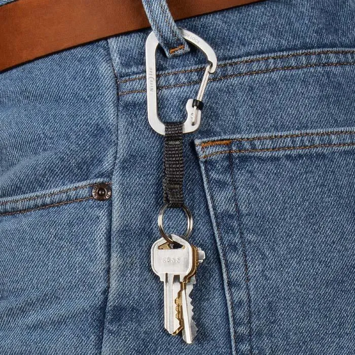 Carabiner Keyring with Slide lock (SS)