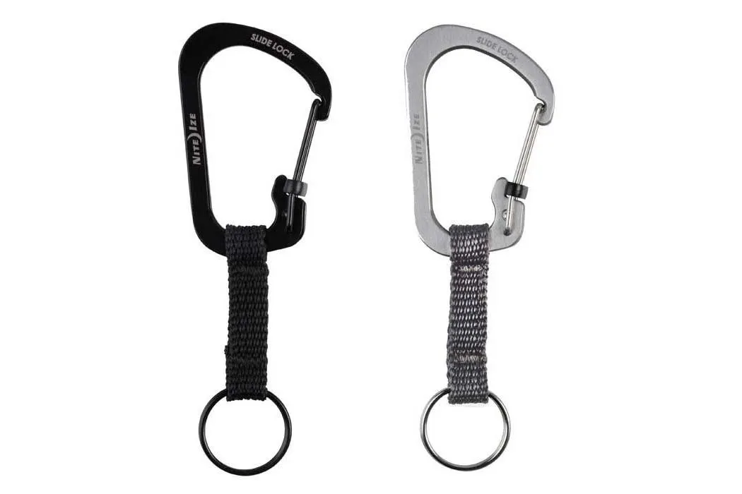 Carabiner Keyring with Slide lock (SS)
