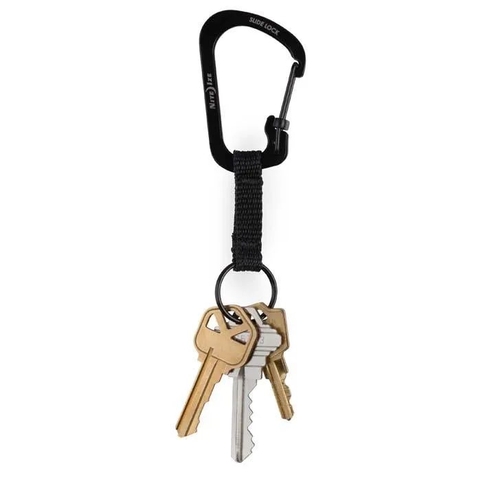 Carabiner Keyring with Slide lock (SS)