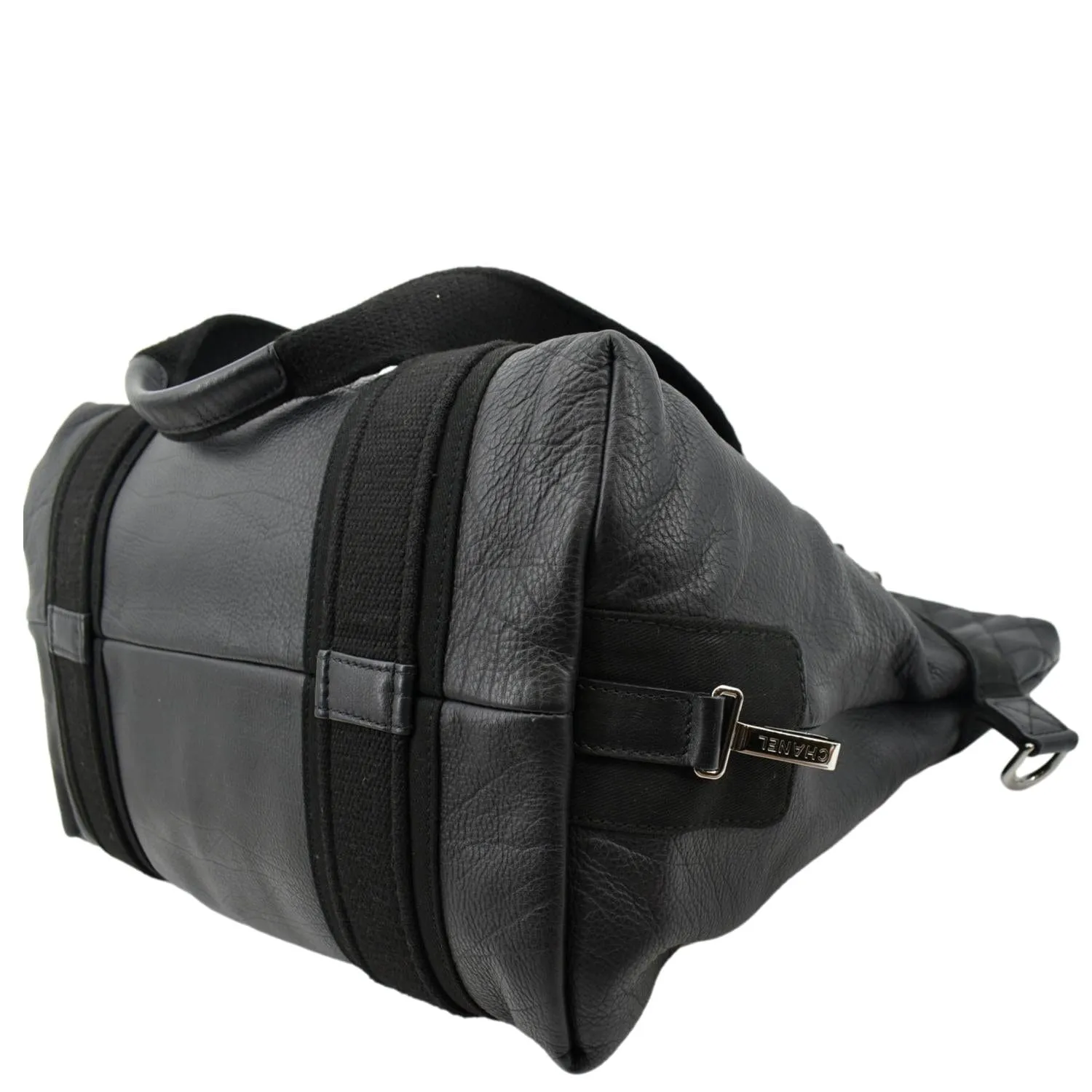 CHANEL 2way Leather Shoulder Bag Black