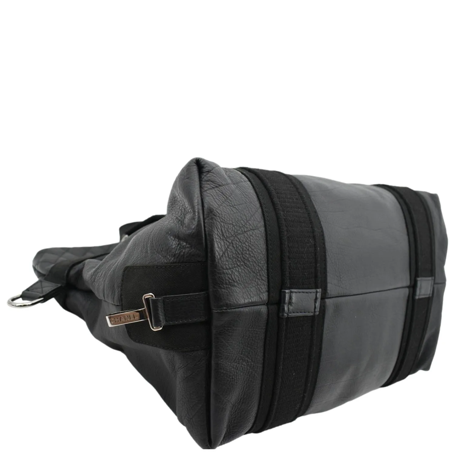 CHANEL 2way Leather Shoulder Bag Black