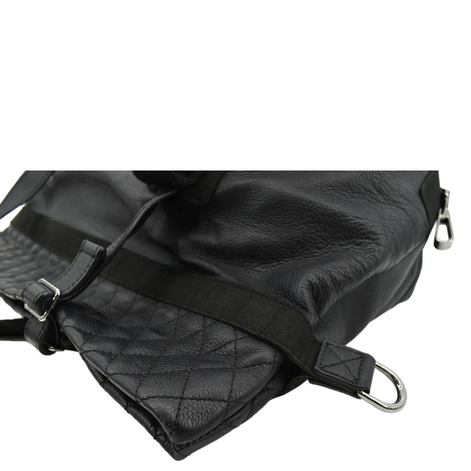 CHANEL 2way Leather Shoulder Bag Black