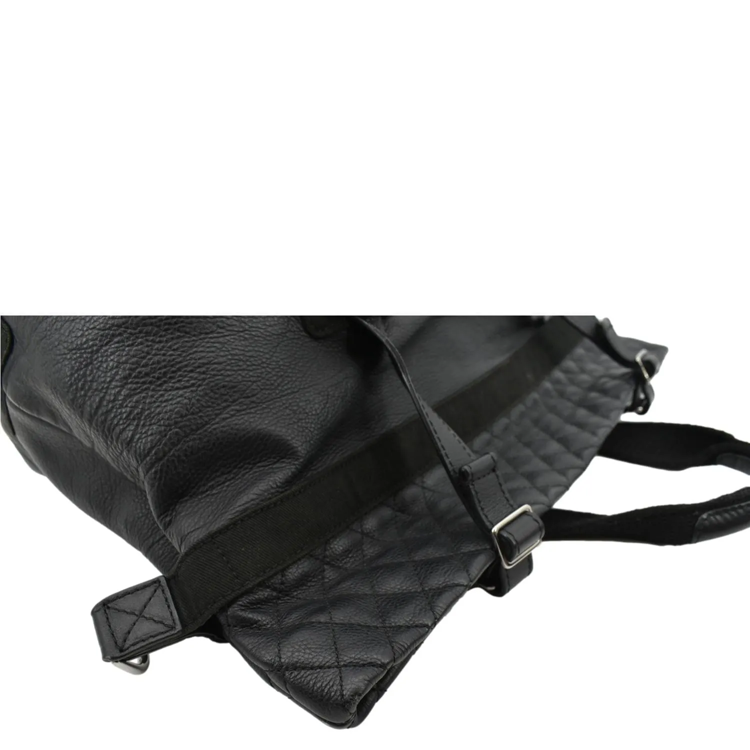 CHANEL 2way Leather Shoulder Bag Black