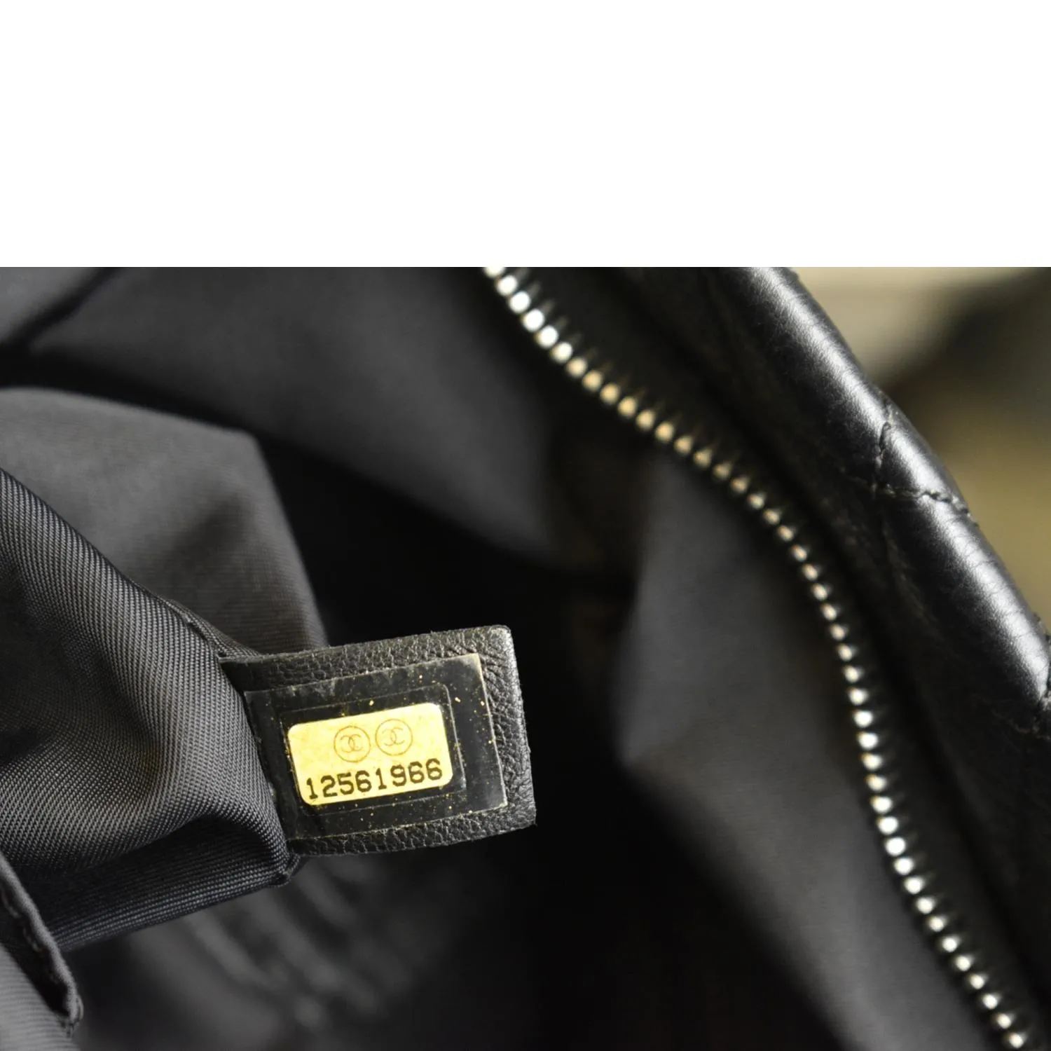 CHANEL 2way Leather Shoulder Bag Black