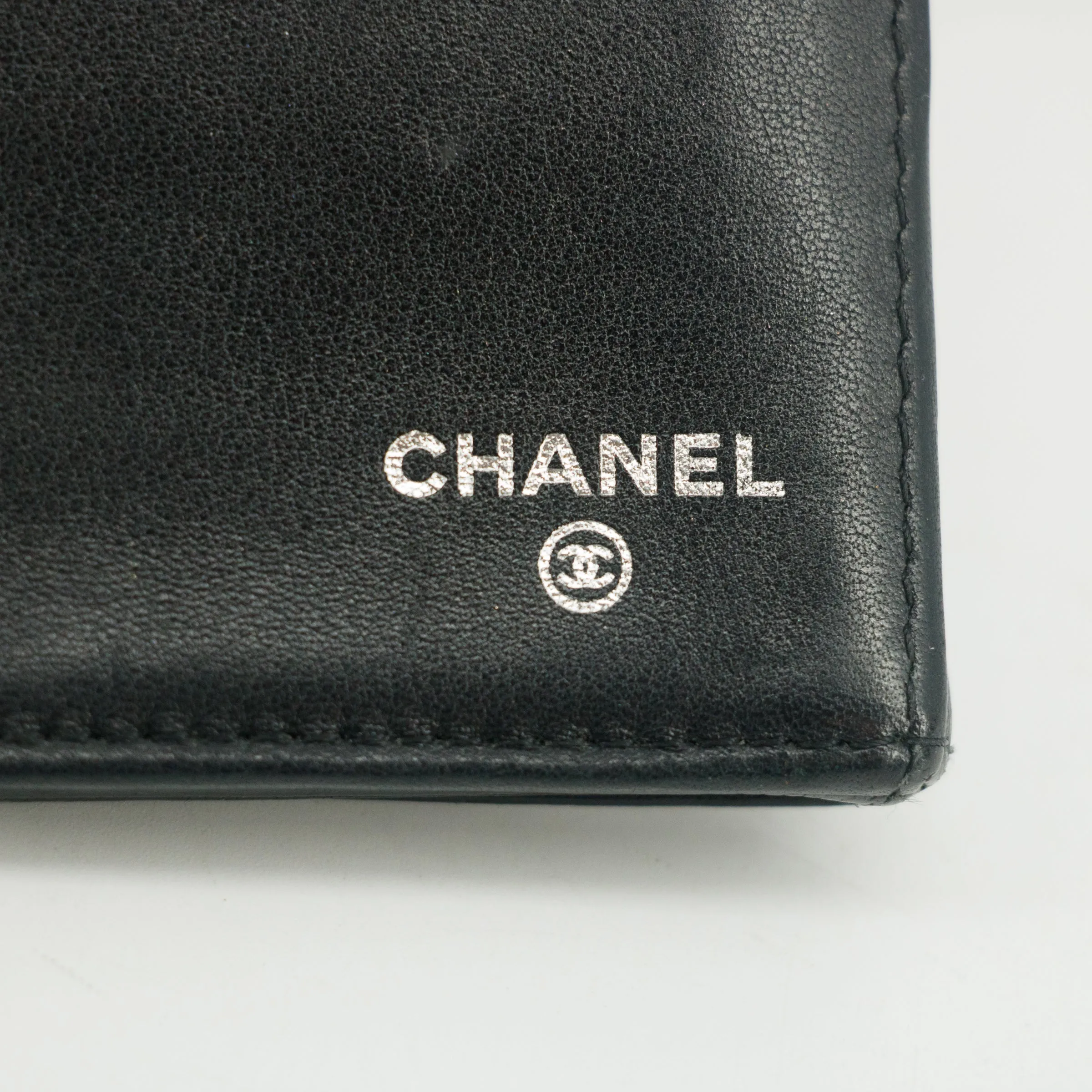 Chanel CC Black Caviar Continental Long Wallet #3016