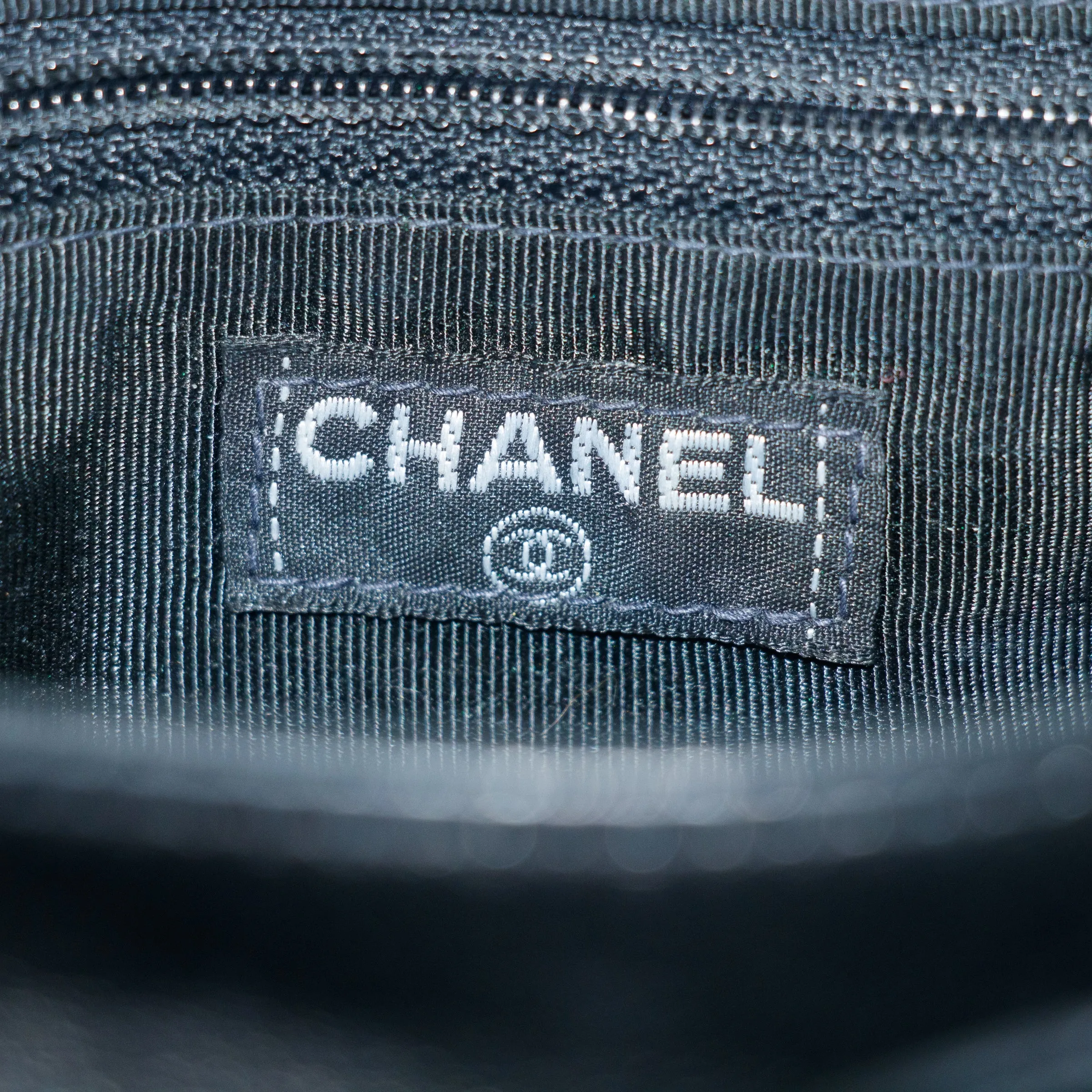 Chanel Chocolate Bar Flap Mademoiselle Black Shoulder Bag 6 Series #2705