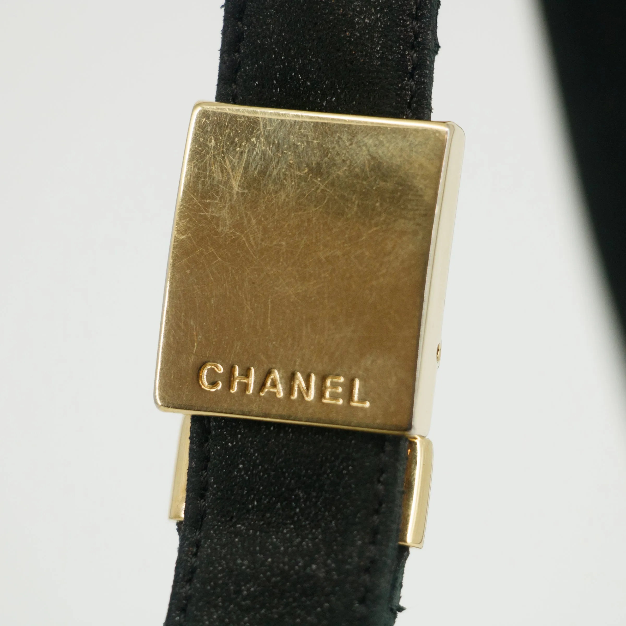 Chanel Chocolate Bar Lambskin CC Shoulder Bag 8 Series #2706