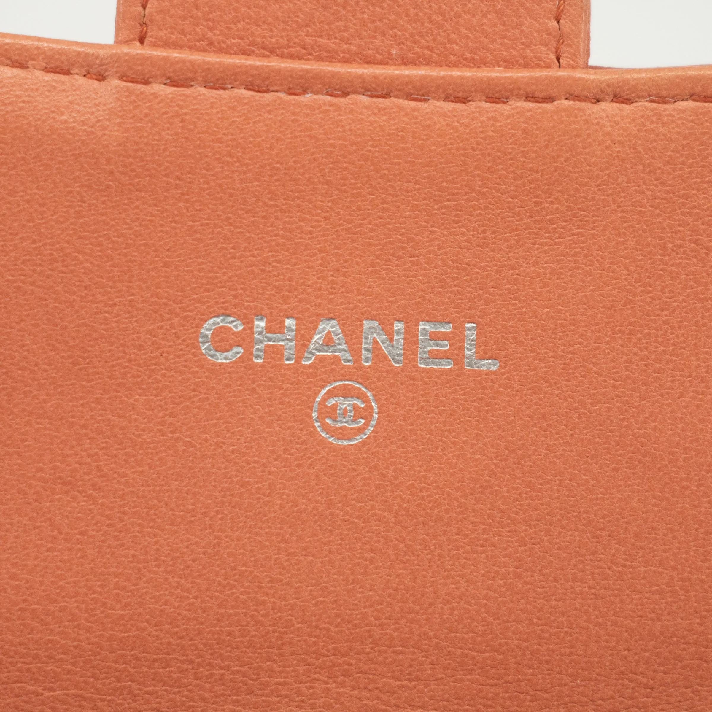 Chanel Pink Coco Mark Matelasse Lambskin Wallet #2365
