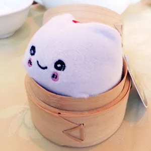 Char Siu Bao Mini Plushie Keychain