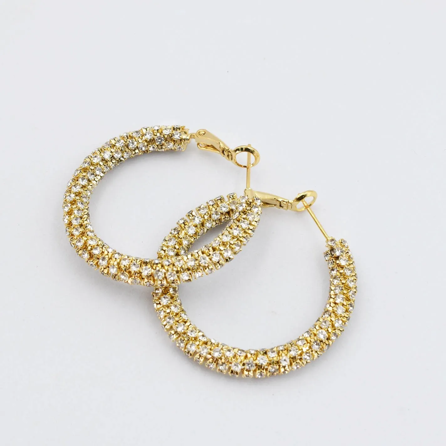 Chic Crystal Hoop