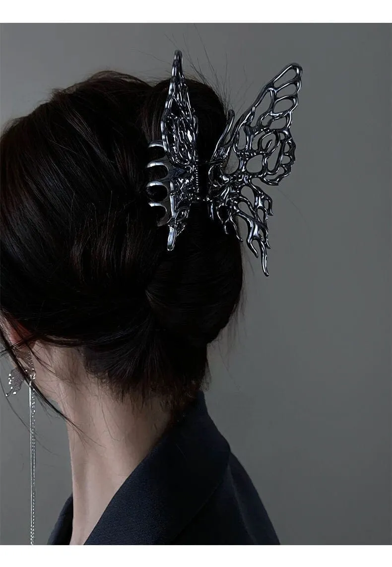 Chic Hollow Butterfly Chignon Claw Clip Hair Clip
