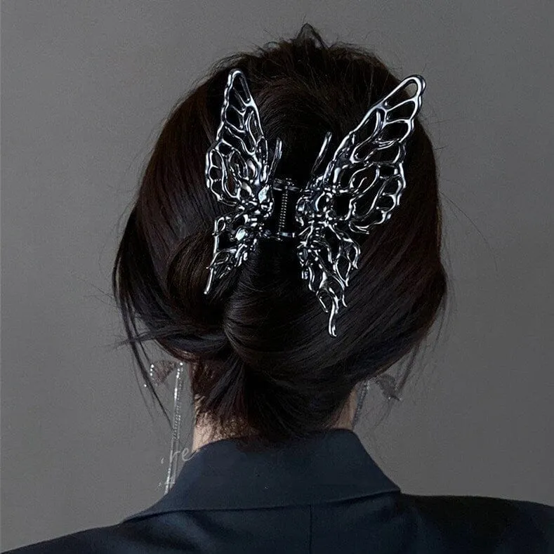 Chic Hollow Butterfly Chignon Claw Clip Hair Clip