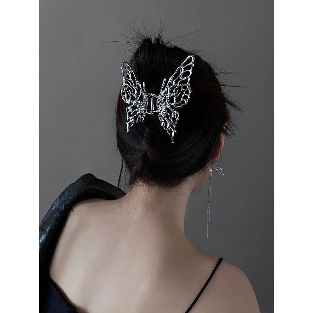 Chic Hollow Butterfly Chignon Claw Clip Hair Clip
